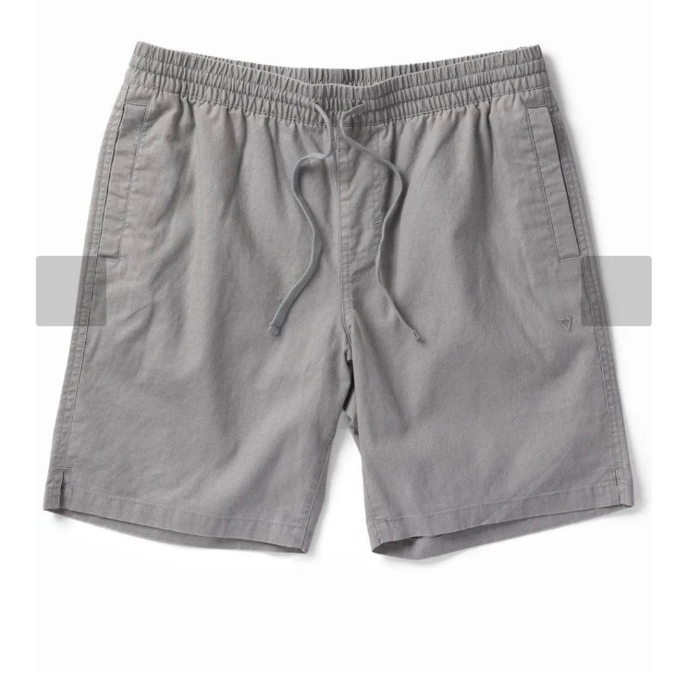 VISSLA Charcoal Gray Drawstring Shorts